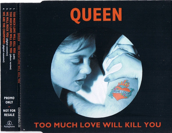 Queen : Too Much Love Will Kill You (CD, Single, Promo)