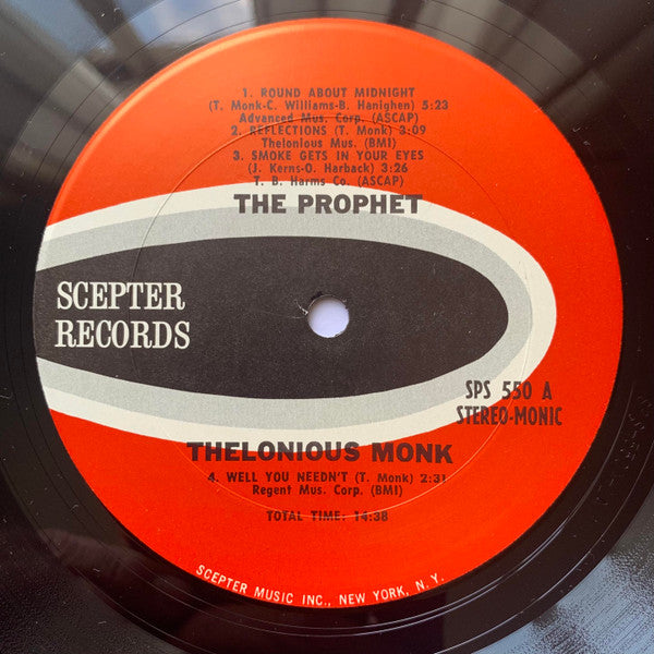 Thelonious Monk : The Prophet (LP, Ele)
