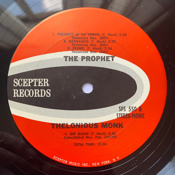 Thelonious Monk : The Prophet (LP, Ele)