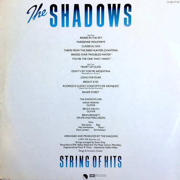 The Shadows : String Of Hits (LP, Album)