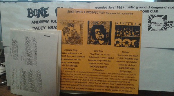 Boneclub : Six Feet Underground b/w Day I Died (7", Single)