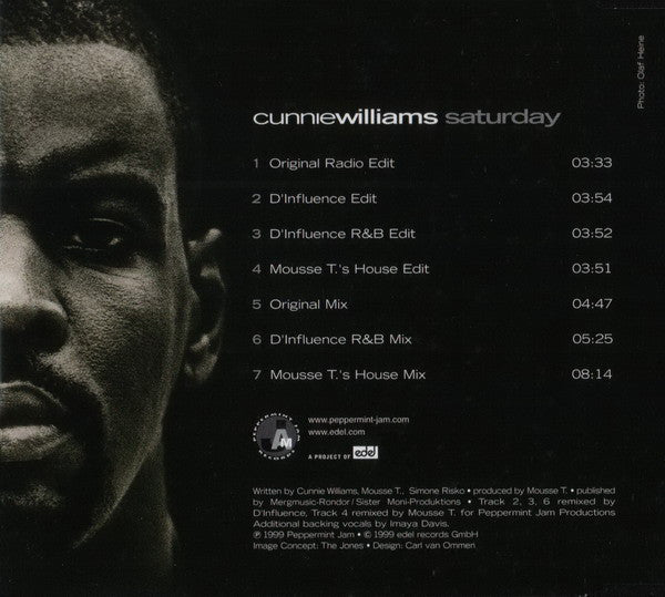 Cunnie Williams Feat. Monie Love : Saturday (CD, Maxi)