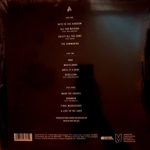 Linkin Park : The Hunting Party (LP + LP, S/Sided, Etch + Album, RP, Gat)