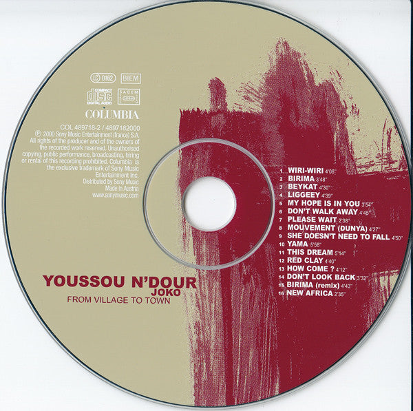 Youssou N'Dour : Joko (From Village To Town) (CD, Album)
