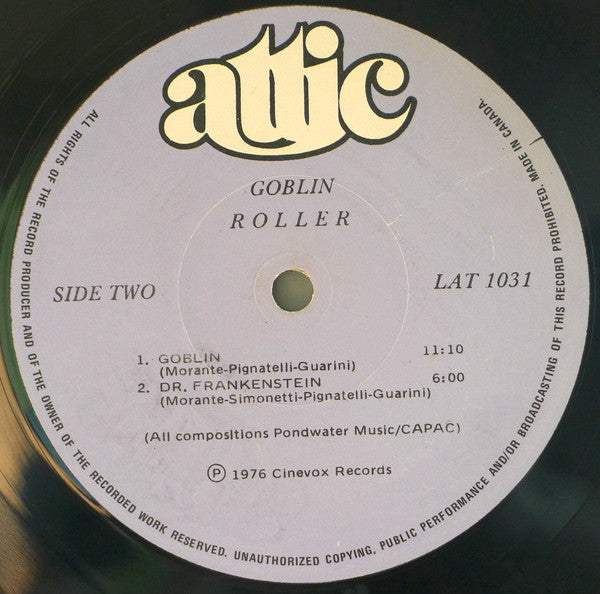 Goblin : Roller (LP, Album)