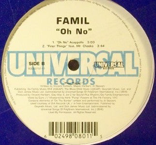 Famil : Oh No (12", Single)