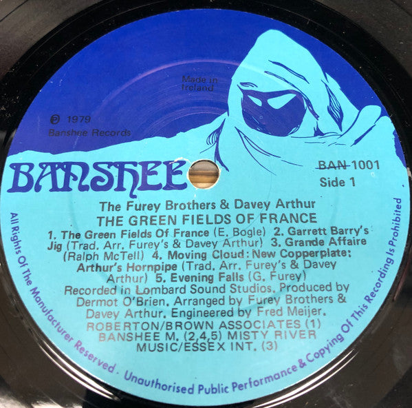 The Furey Brothers & Davey Arthur* : The Green Fields Of France (LP, Album)