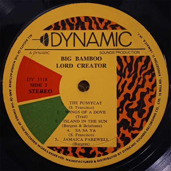 Lord Creator : Big Bamboo (LP, Album)