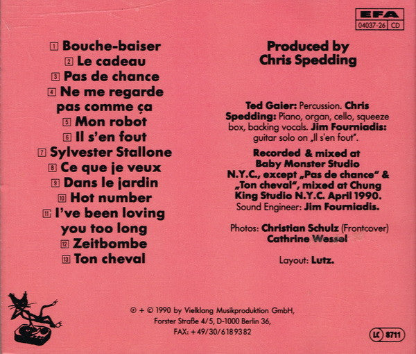 Lolitas : Bouche-Baiser (CD, Album)