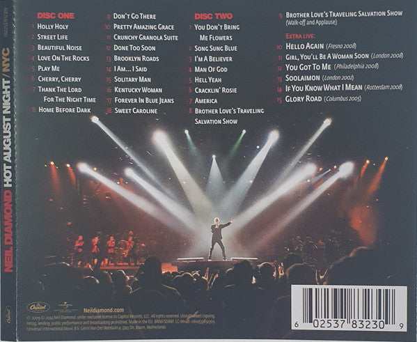 Neil Diamond : Hot August Night / NYC: Live From Madison Square Garden (2xCD, Album)