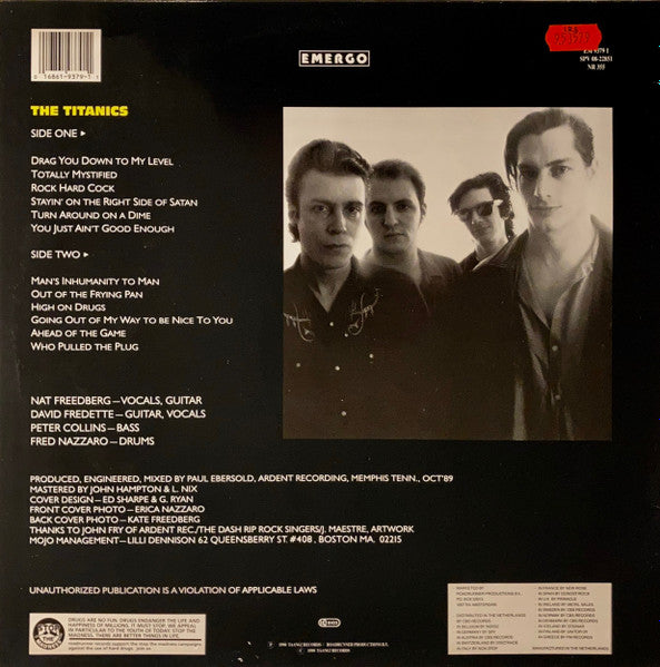 The Titanics : The Titanics (LP, Album)