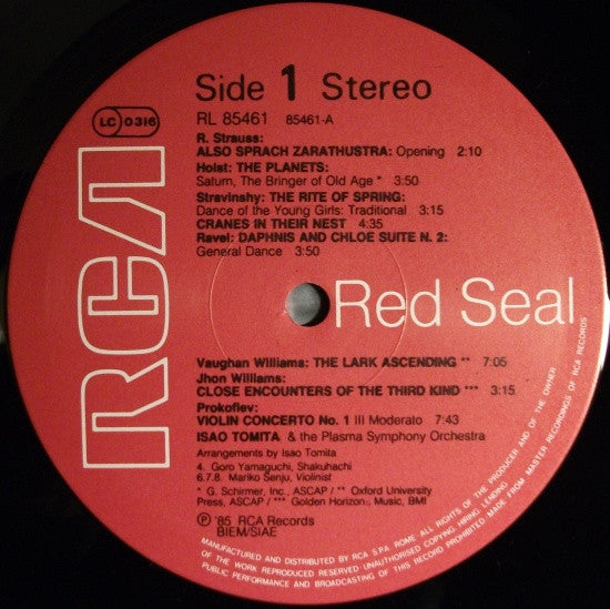 Tomita : Live At Linz, 1984 (The Mind Of The Universe) (LP, Gat)