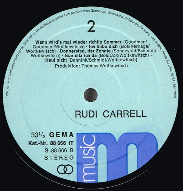 Rudi Carrell : Rudi Carrell (LP, Album)