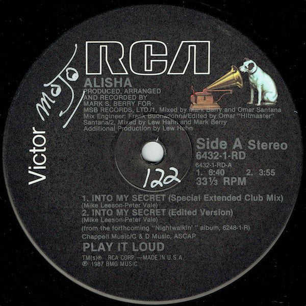 Alisha : Into My Secret (12")
