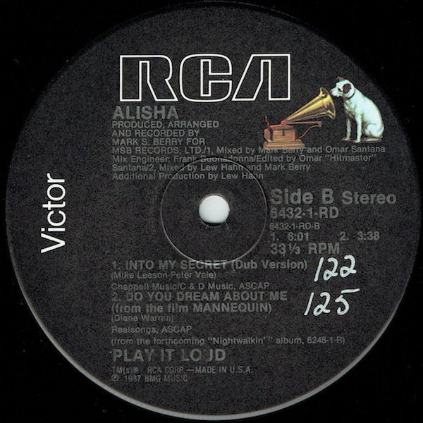 Alisha : Into My Secret (12")