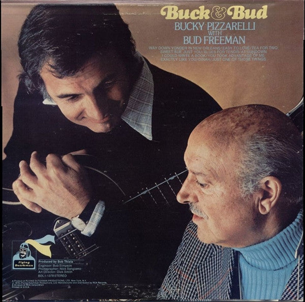 Bucky Pizzarelli With Bud Freeman : Buck & Bud (LP, Album)