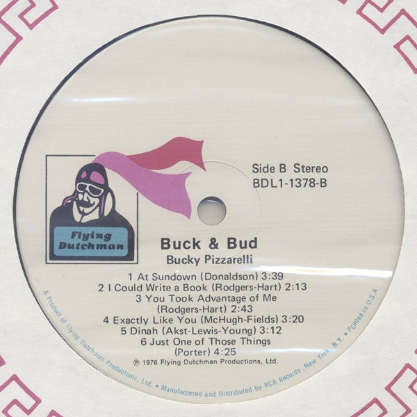 Bucky Pizzarelli With Bud Freeman : Buck & Bud (LP, Album)