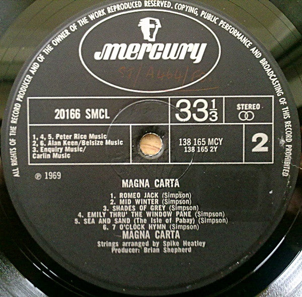 Magna Carta : Magna Carta (LP, Album)