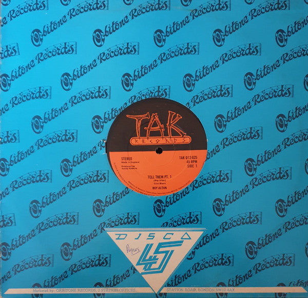 Roy Alton : Tell Them (12")