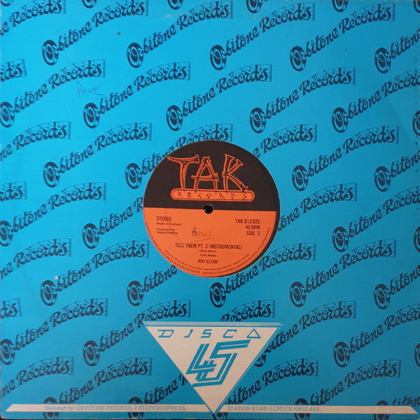 Roy Alton : Tell Them (12")