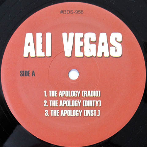 Ali Vegas : The Apology (12", Maxi)
