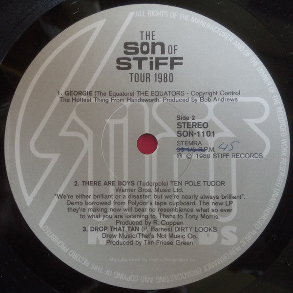 Various : The Son Of Stiff Tour 1980 (12")