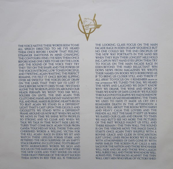 Ultravox : Rage In Eden (LP, Album)