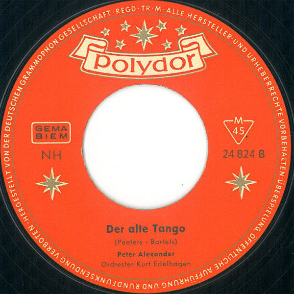 Peter Alexander : Der Badewannentango (7", Single, Mono)