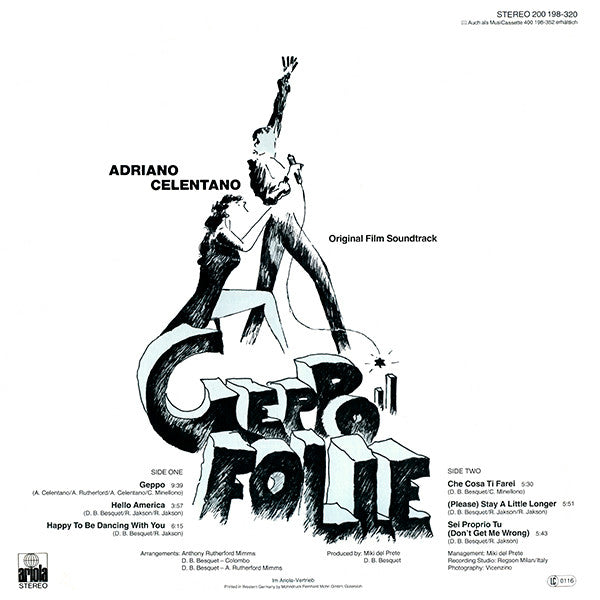 Adriano Celentano : Geppo Il Folle (LP, Album)