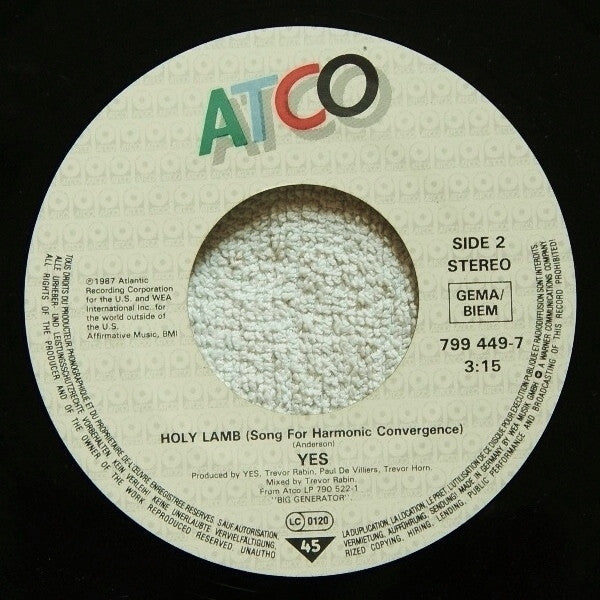 Yes : Love Will Find A Way (7", Single)