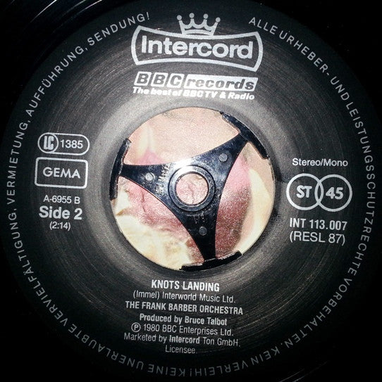 The Frank Barber Orchestra : Dallas (7", Single, RE)