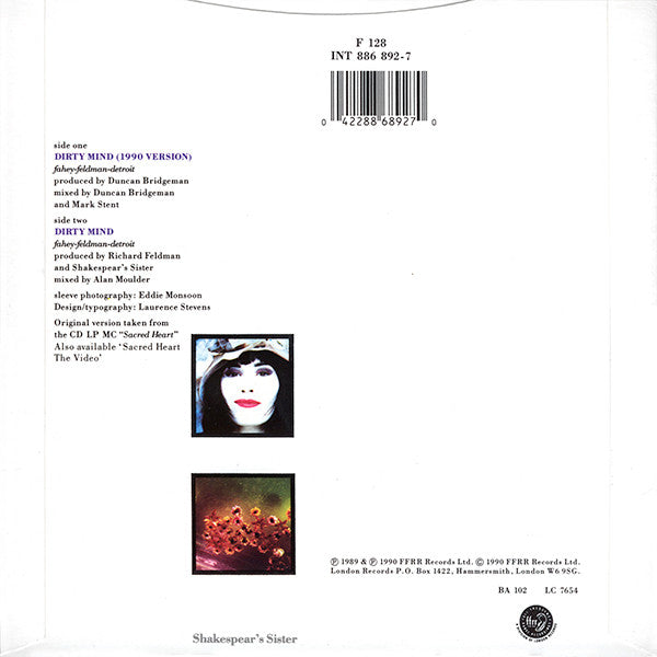 Shakespear's Sister : Dirty Mind (7", Single)