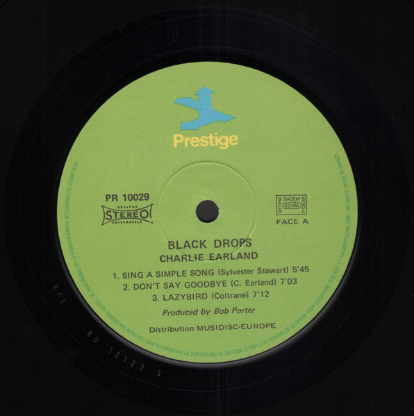 Charles Earland : Black Drops (LP, Album, RE)