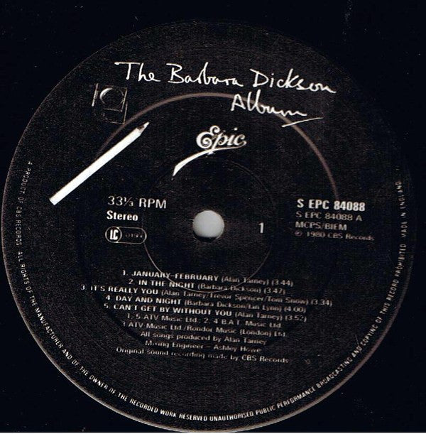 Barbara Dickson : The Barbara Dickson Album (LP, Album)