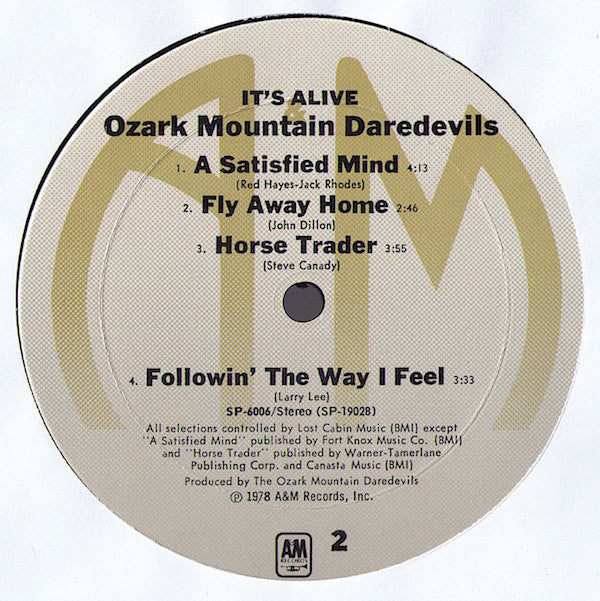 The Ozark Mountain Daredevils : It's Alive (2xLP, Album)