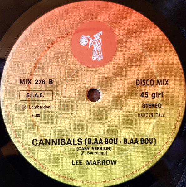 Lee Marrow : Cannibals (Baa-Boù - Baa Boù) (12")