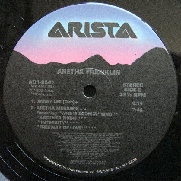 Aretha* : Jimmy Lee / Aretha Mega Mix (12")