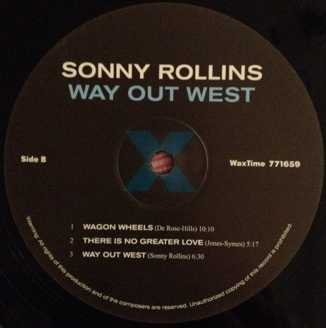 Sonny Rollins : Way Out West (LP, Album, Ltd, RE, RM, 180)