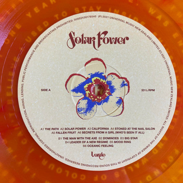 Lorde : Solar Power (LP, Album, Ltd, Ora)