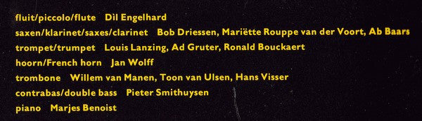 Orkest De Volharding : Met Stukken Van Afonso, Andriessen, Van Manen, Vásques Días En Wagenaar (LP, Album)