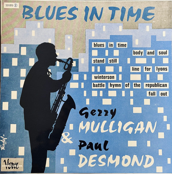 Gerry Mulligan & Paul Desmond : Blues In Time (LP, Album, Mono, RE)