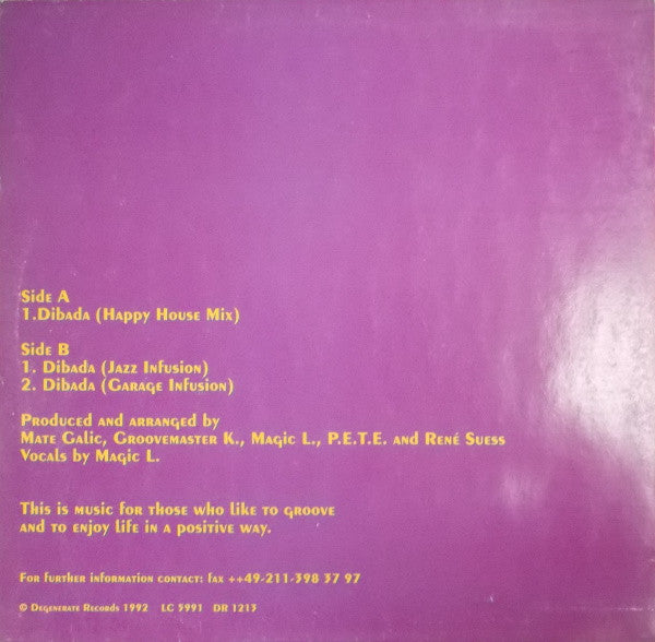 Nightmover : Agua De Beber (Di Ba Da) (12")