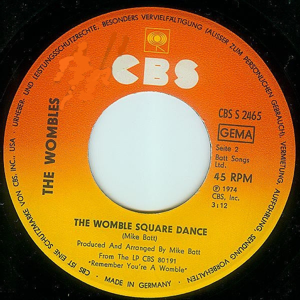 The Wombles : Banana Rock (7", Single)