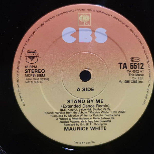Maurice White : Stand By Me (12")
