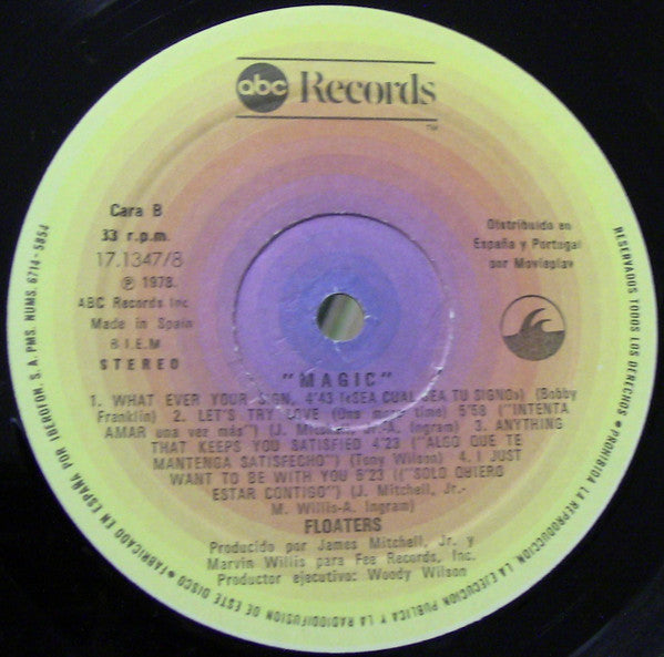 The Floaters : Magic (LP, Album)
