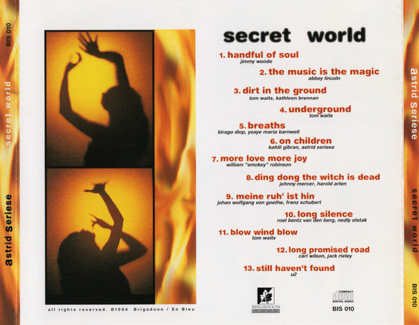 Astrid Seriese : Secret World (CD, Album)
