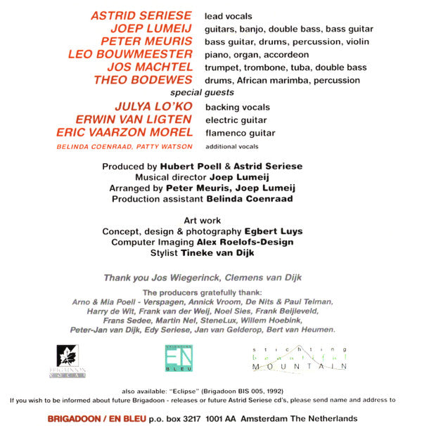 Astrid Seriese : Secret World (CD, Album)