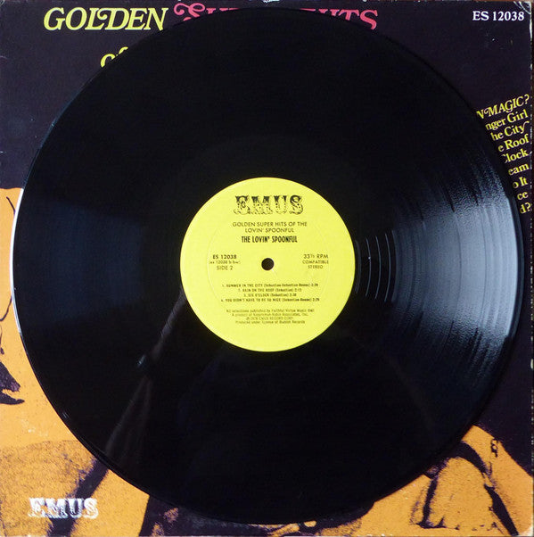 The Lovin' Spoonful : Golden Super Hits Of The Lovin' Spoonful (LP, Comp)