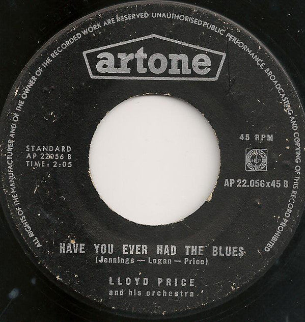 Lloyd Price And His Orchestra : Personality / Have You Ever Had The Blues (7", Single)