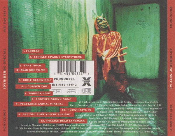 Joyrider (3) : Be Special (CD, Album)
